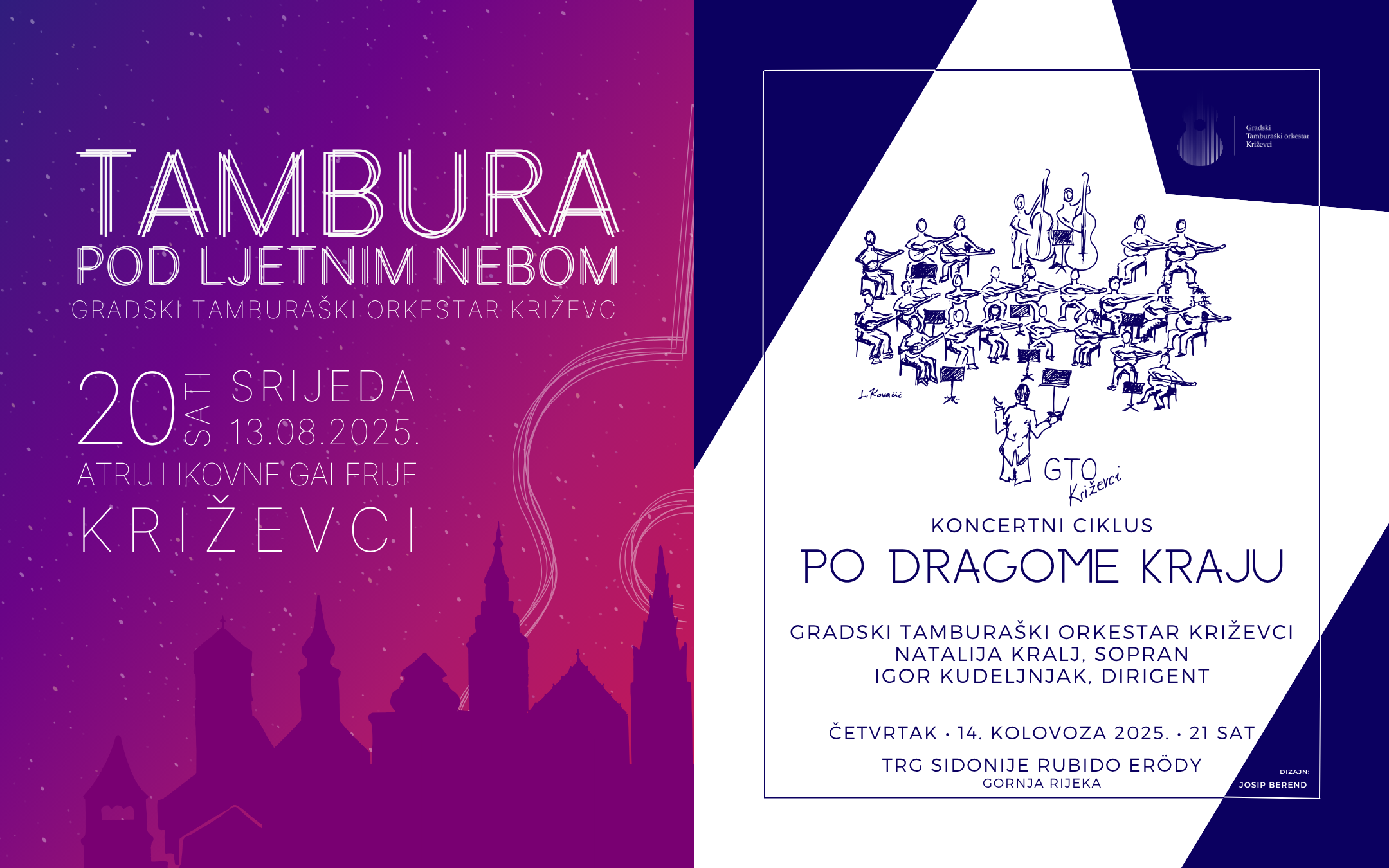 Pročitajte više o članku Ljetni koncerti Gradskog tamburaškog orkestra Križevci u atriju Likovne galerije Križevci i u Gornjoj Rijeci