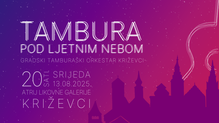 Pročitajte više o članku “Tambura pod ljetnim nebom” večeras u atriju Likovne galerije